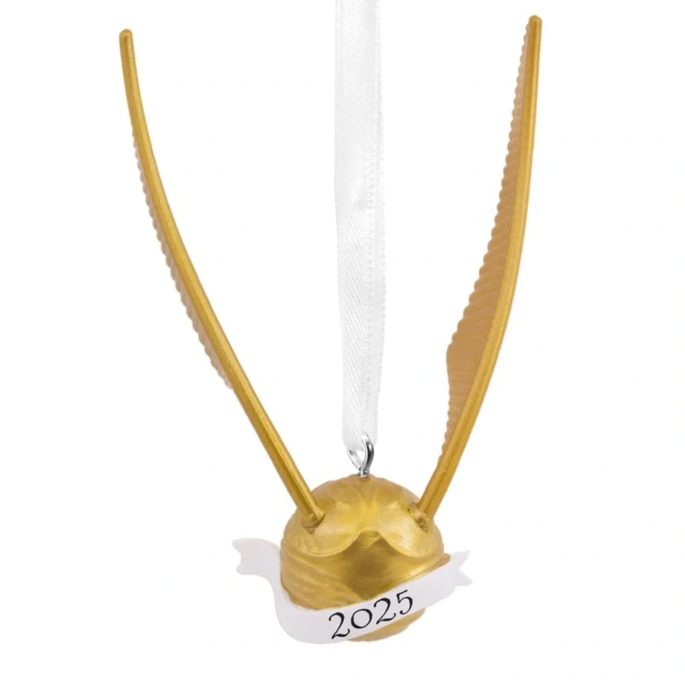 Hallmark Harry Potter “2025 Golden Snitch” Christmas Ornament (NWT)